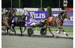 Harness Racing action
