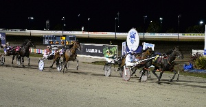 Kerryn Manning drives The Culture to a 1710m track record at Bray Raceway.