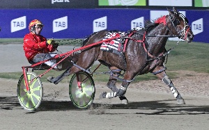  Matt Craven drives Im Wrongly Accused to victory in Friday's Victoria Oaks heat.