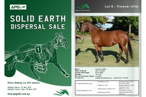 Bidding is Now Open on APG's Solid Earth Dispersal Sale