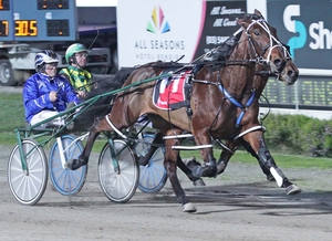 Mark Purdon and Partyon will return to Bendigo hoping to emulate their two-year-old win.