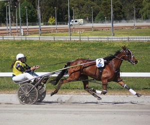 Montana McStay drives Mystic Castle to a trial win on her driving debut.