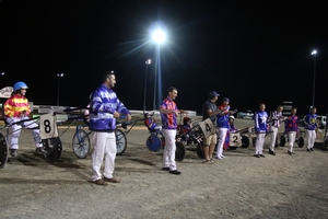 This novelty race where former mini trot drivers towed the current mini trot drivers was hugely popular at Bathurst's meeting last Friday.