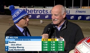 Trots Vision coverage on Friday night from Melton. 