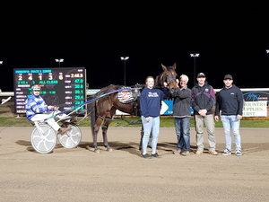 Limbo Larry won for Jed Betts at Gold Crown Paceway last Wednesday.