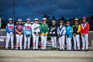 Australasian Young Driving Championship participants at Albion Park in 2017. 