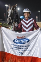 Driver Jack Trainor landed two Group One wins in half-an-hour at Tabcorp Park Menangle tonight.