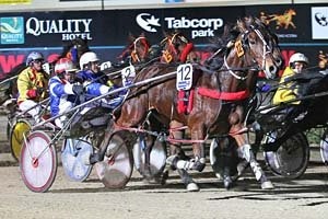 Our Chain Of Command outstays his Tabcorp Park Melton Cup rivals