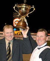 Cups Kings; Tim & Anthony Butt have claimed yet another Grand Circuit feature with Mah Sish winning the Hunter Cup.