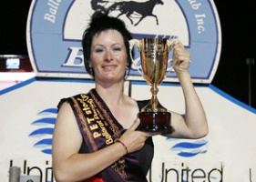Trainer Emma Stewart has four runners in the Group 1 Petstock Ballarat Pacing Cup. 