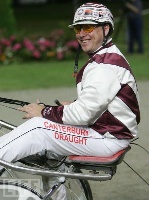 Mr Hunter Cup; ace reinsman Anthony Butt has now won the Hunter Cup six times.
