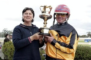 Chris Alford, pictured with trainer Jayne Davies, will represent Australia for the second time. 