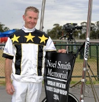 Gavin Lang was the star of the sulky at Melton on Thursday in wintry conditions.