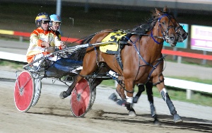 Barynya took out today's Charlton Pacing Cup. 