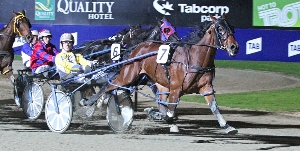 Composed won yet another race at Melton tonight with Josh Aiken in the gig. 