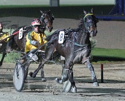 Berisari and Nathan Jack win the Angelique Club Cup at Melton last week. 
