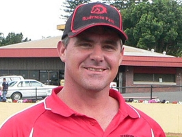 Trainer Shane Sanderson is building his team at the Menangle Park Training Centre.