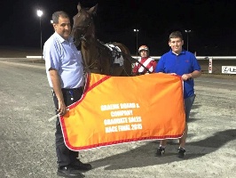 Daniel Cordina is very proud of his horse Charlaval after winning the Simpson Memorial
