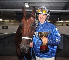Gotcha; Champion horseman Mark Purdon claimed his first Hunter Cup victory with Smolda taking out the 3280m feature at Melton.