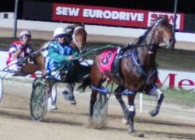 Limestone Bay winning at Globe Derby. 
