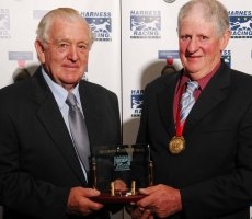 Peter Manning, pictured here with the late Gordon Rothacker, has continued to improve Weregonnarock.