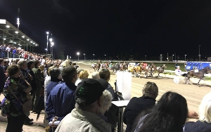 The Mildura trots action. 