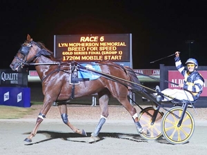 Zac Phillips celebrates a ripping win on Red Hot Tooth.