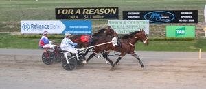 Whittaker winning a Star-Trek Heat at Bathurst last Wednesday.