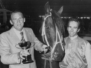 Russell Roberts and driver Ted Demmler after one of Pure Steel's two AG Hunter Cup wins
