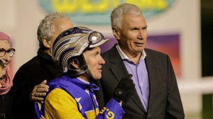 Gary Hall Jnr and Snr trackside...