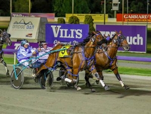 Mighty Conqueror wins the WA Pacing Cup