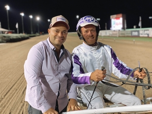 Trainer Michael Muscat (left) has some relatively new horses in his stable racing at Parkes tonight (Wednesday).