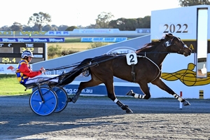 Patched taking out the STAWA TABtouch Trotters Cup at Pinjarra.