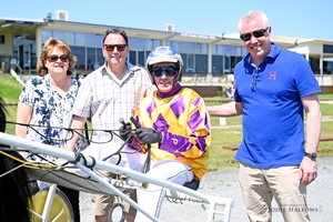 The connections of Heartofahlia after her win at Bunbury.