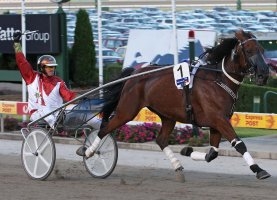 Sundons Gift (Chris Lang) wins the 2010 Inter Dominion final at Moonee Valley