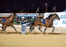 Lance Justice salutes to the crowd in the 2011 SA Cup.